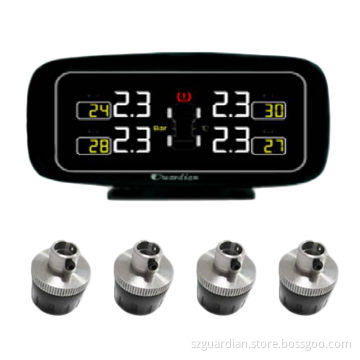 Tire Pressure Monitoring System with LCD Display, Suitable for SUV, Saloon Cars